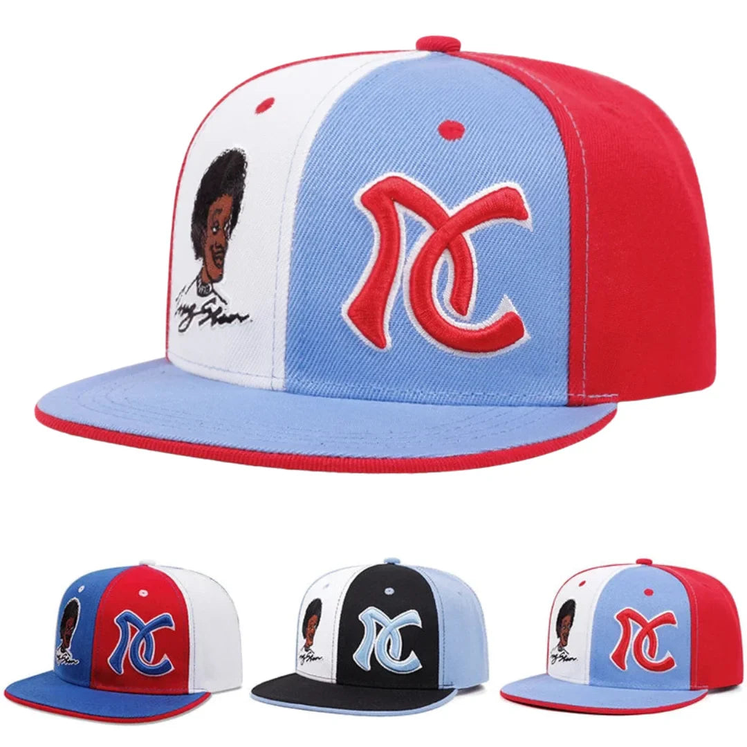Long Stan AC Embroidered Snapback Cap