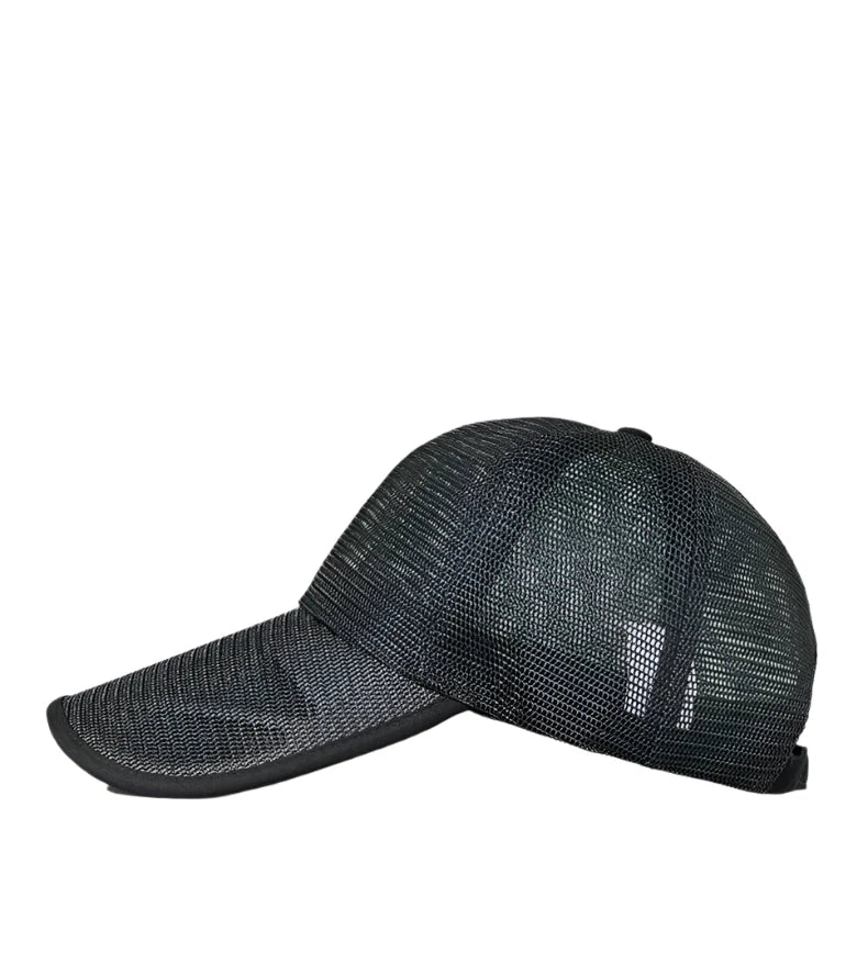Long Visor Trucker Baseball Cap
