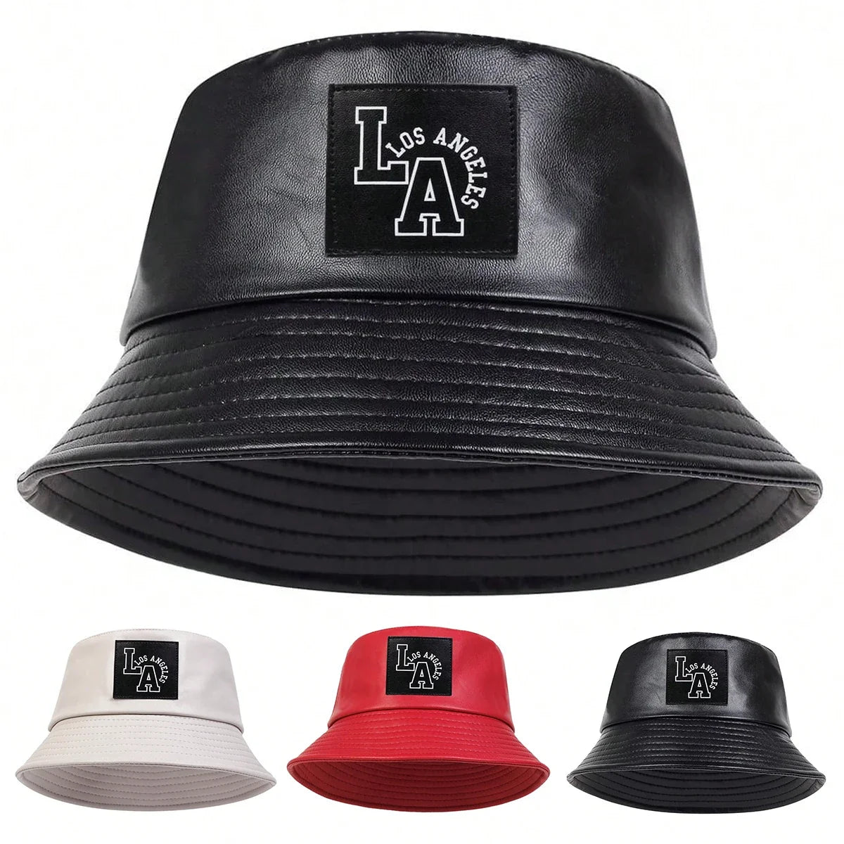 Los Angeles Leather Bucket Hat