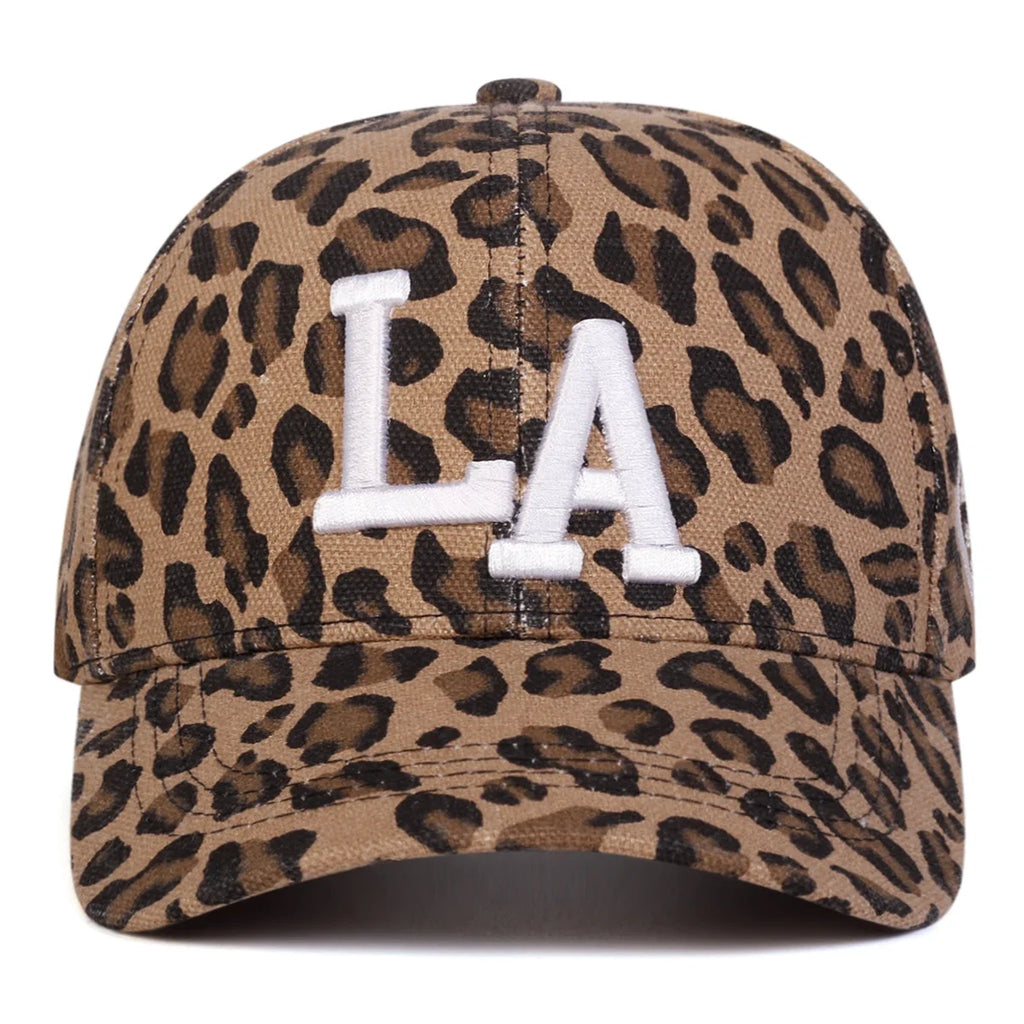 Los Angeles Leopard Print Baseball Cap