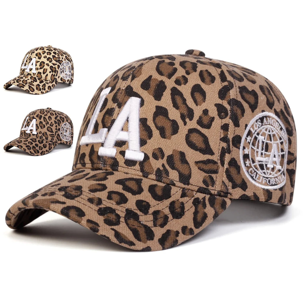 Los Angeles Leopard Print Baseball Cap