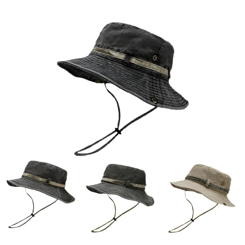 Louisiana Washed Cotton Fisherman Bucket Hat