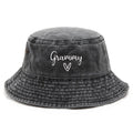 Love Grammy Adjustable Washed Cotton Bucket Hat