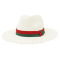 Madeira Summer Straw Fedora Hat