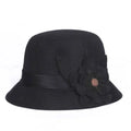 Madison Women Floral Linen Cloche Bucket Hat