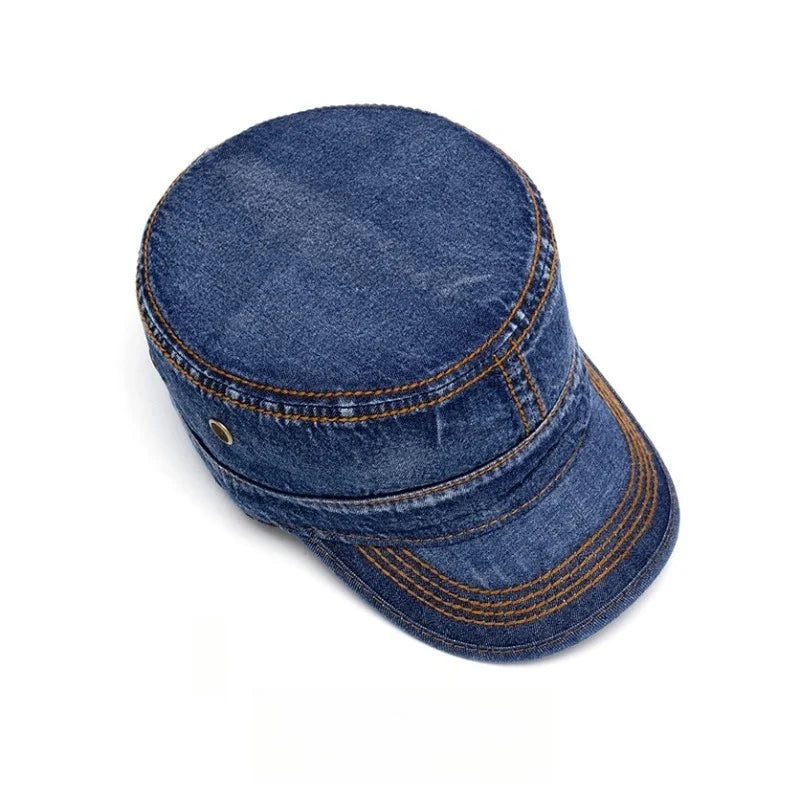 Maine Vintage Denim Army Cap