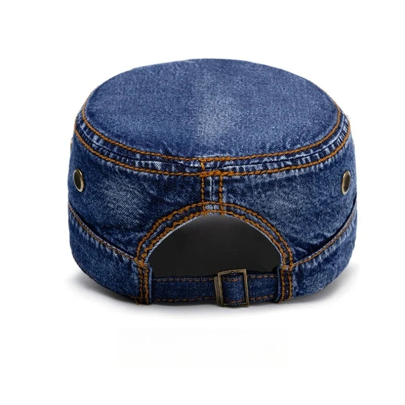 Maine Vintage Denim Army Cap