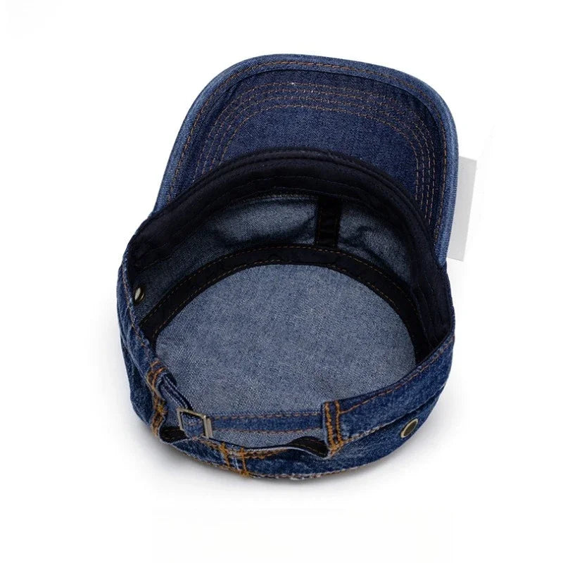 Maine Vintage Denim Army Cap