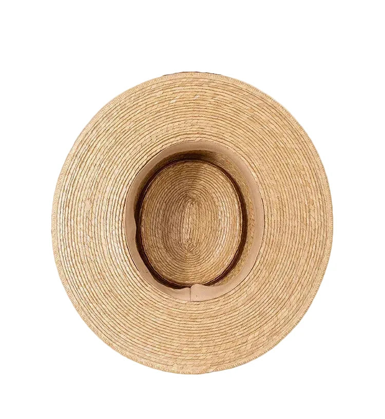 Maldives Summer Handmade Straw Porkpie Hat