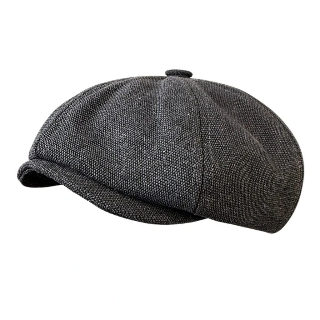 Malham Vintage Denim 8-Panels Newsboy Cap