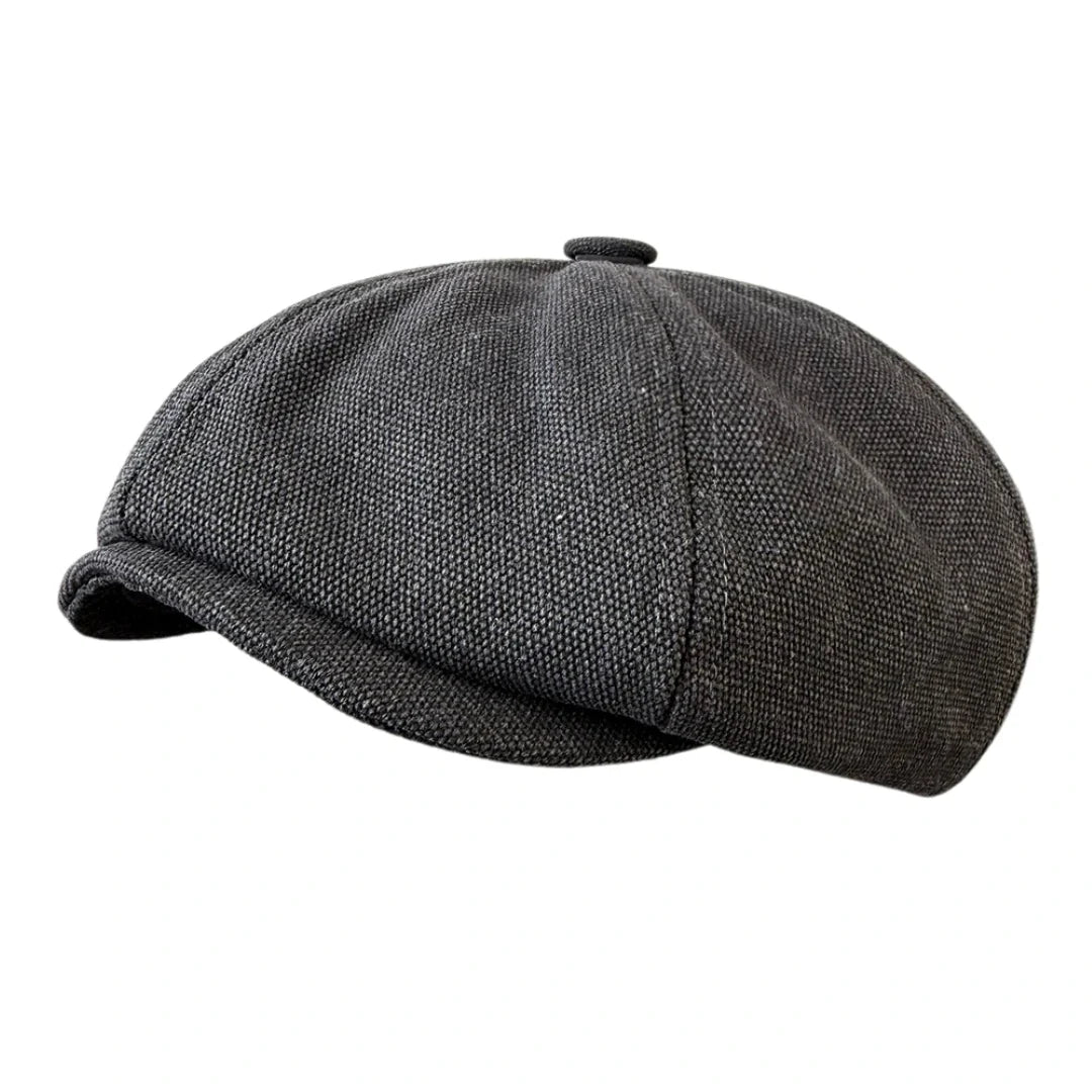 Malham Vintage Denim 8-Panels Newsboy Cap