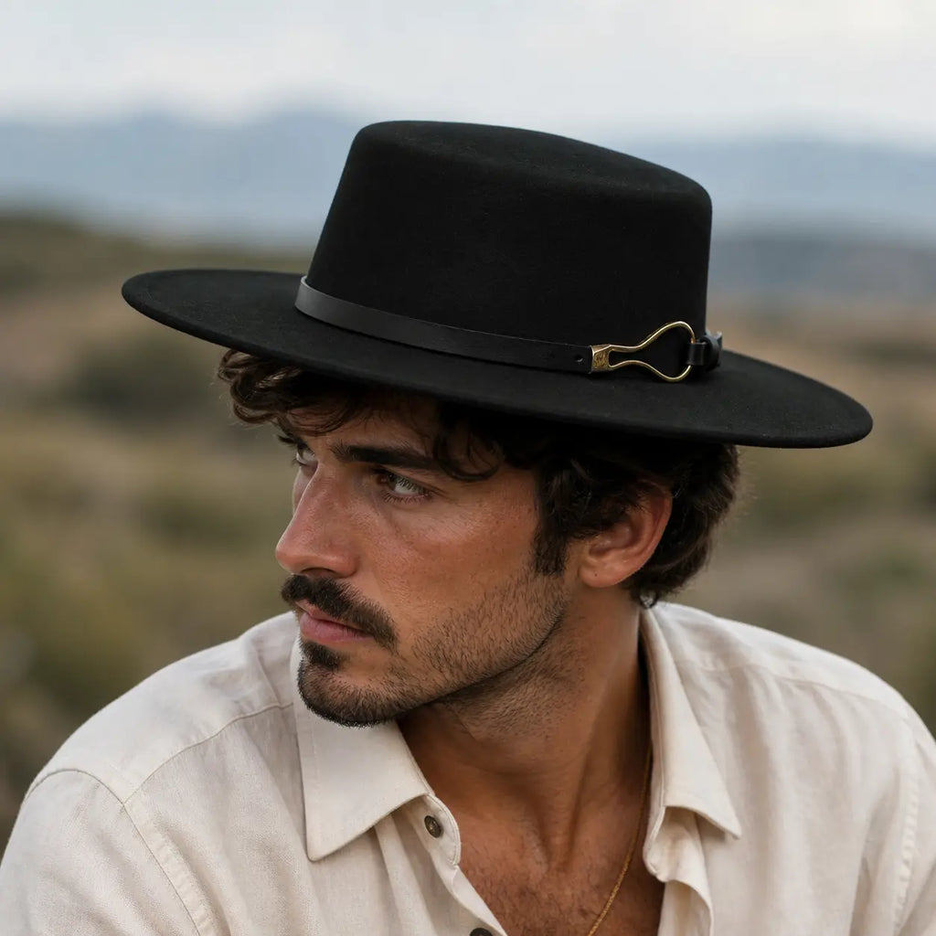 Malmedy Wide Brimmed Cotton Boater Hat
