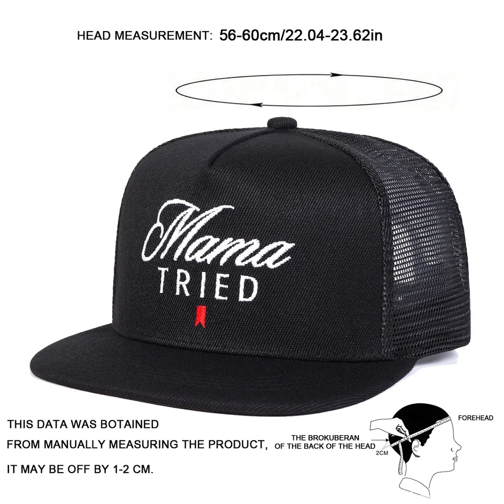 Mama Tried Trucker Snapback Cap