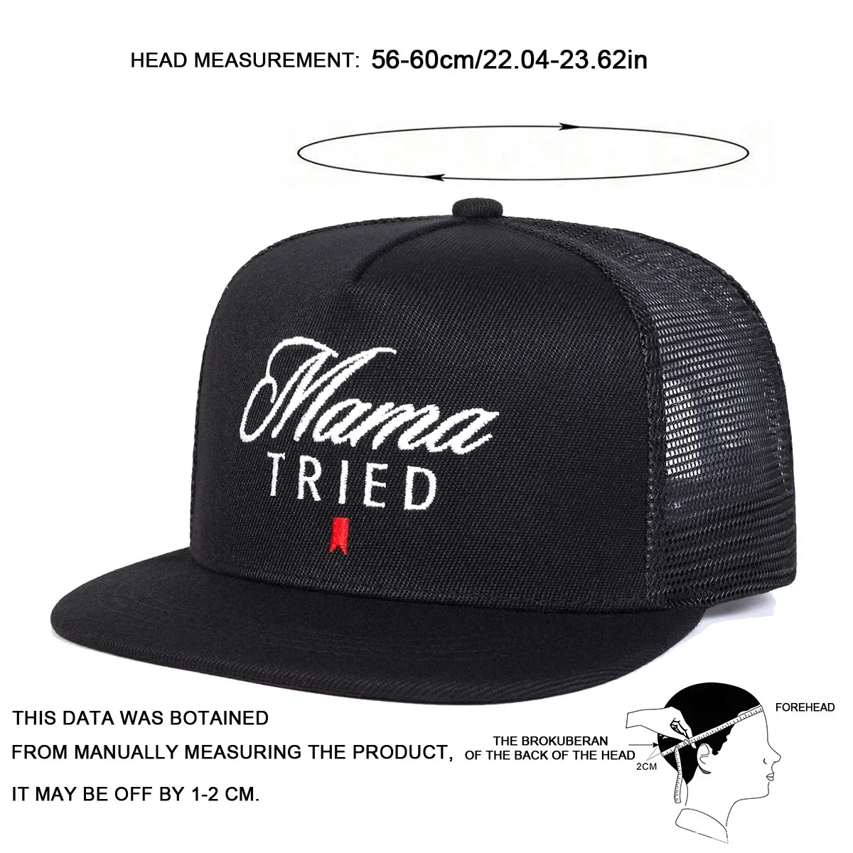 Mama Tried Trucker Snapback Cap