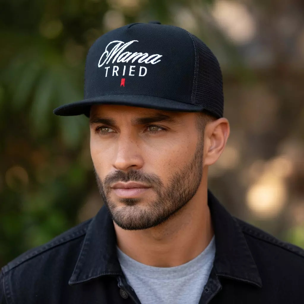 Mama Tried Trucker Snapback Cap
