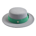 Manchester Retro Felt Boater Hat