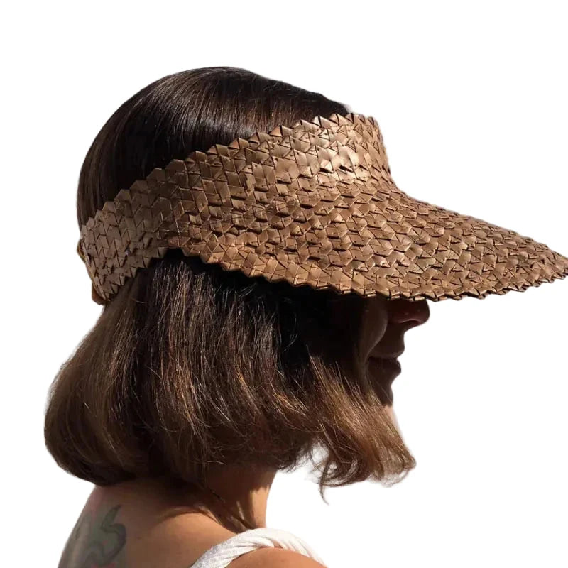 Maremma Summer Straw Long Visor
