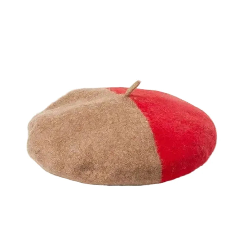 Marguerite Women Bicolor Wool Beret