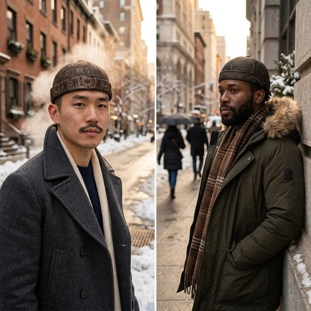 Marrakesh Genuine Leather Docker Cap