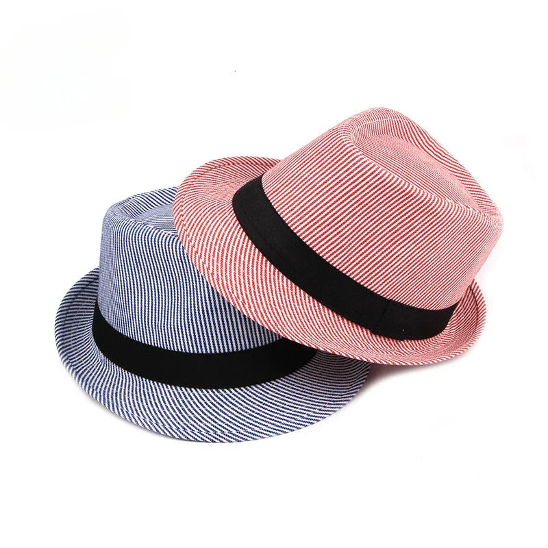 Martinelli Striped Trilby Hat