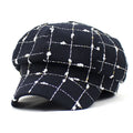 Marylin Women Plaid Newsboy Cap