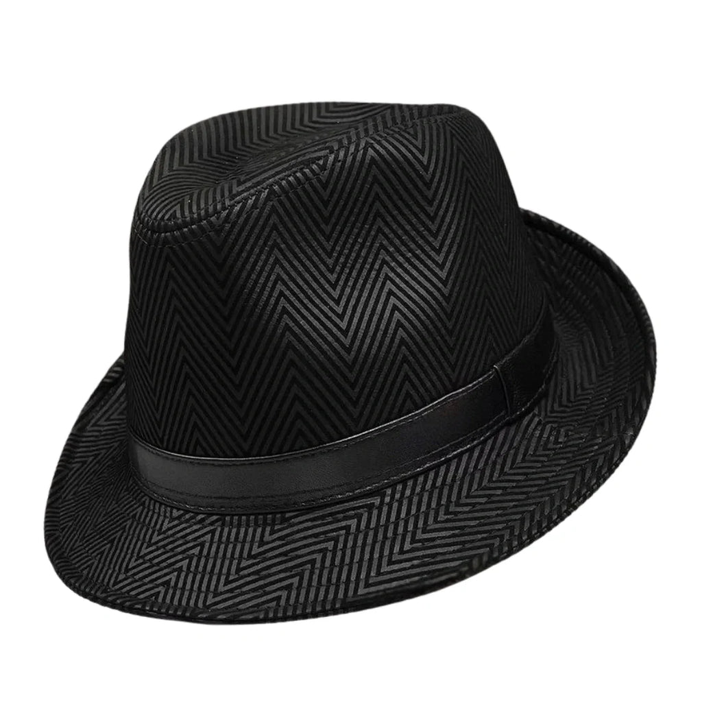 Masefield Genuine Leather Trilby Hat