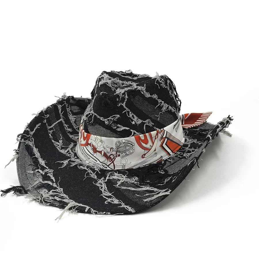 Mauser Straw Scratched Cowboy Hat