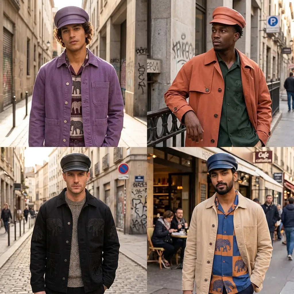 Medford Genuine Leather Sailor Cap