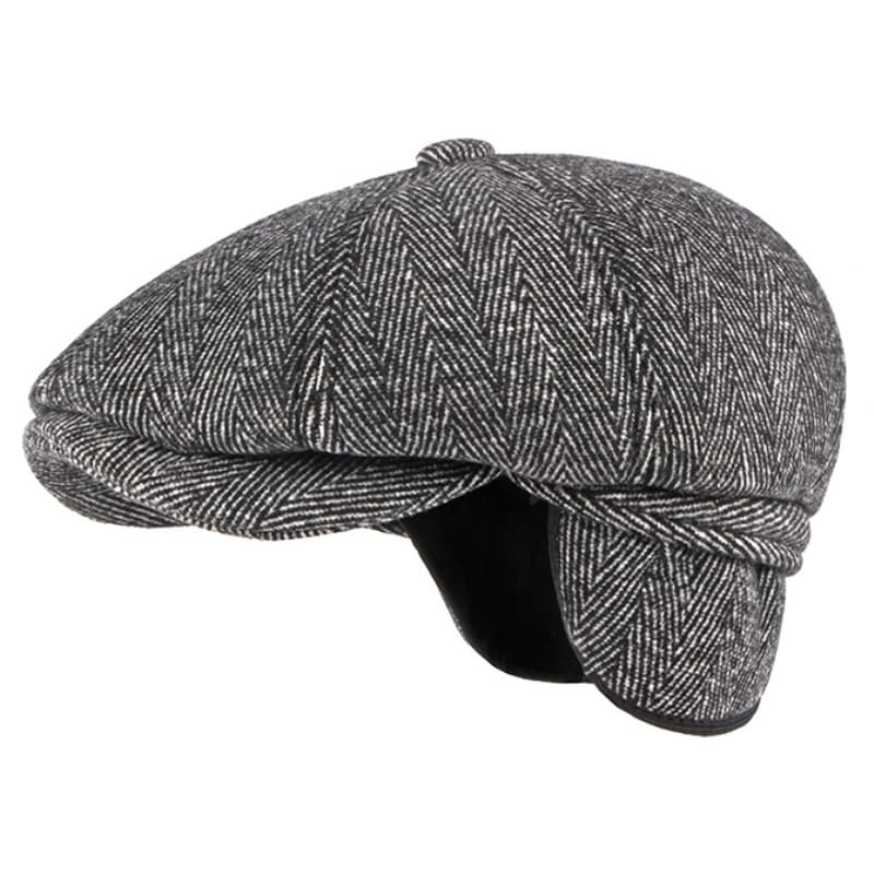 Metz Vintage Earflaps Newsboy Cap