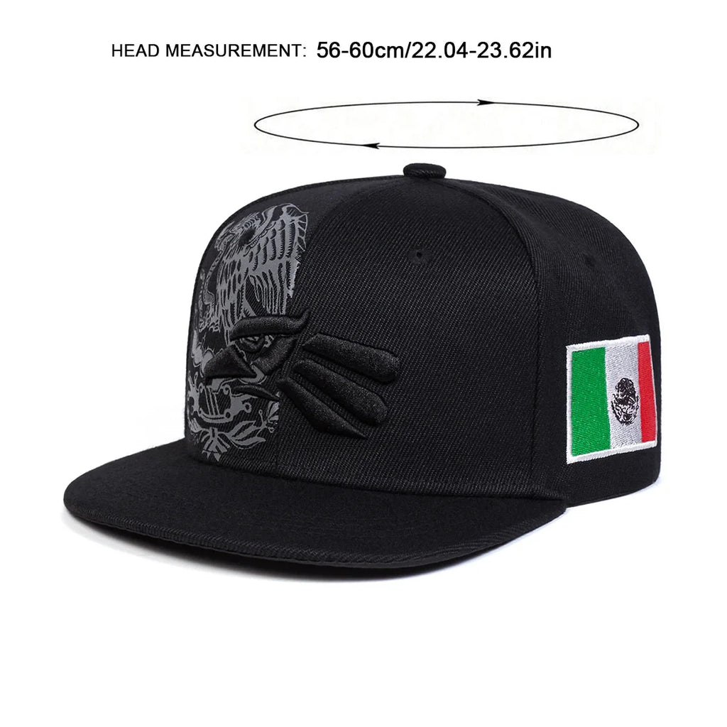 Mexican Eagle Cotton Snapback Cap