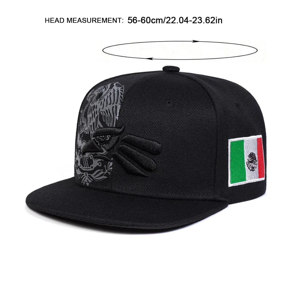 Mexican Eagle Cotton Snapback Cap