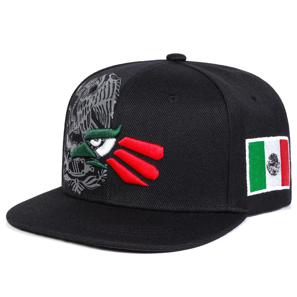 Mexican Eagle Cotton Snapback Cap
