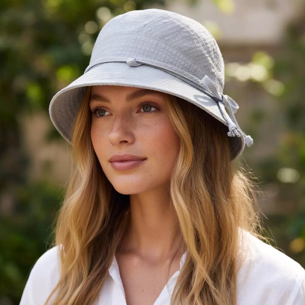 Miami Women Summer Ribbon Bucket Hat