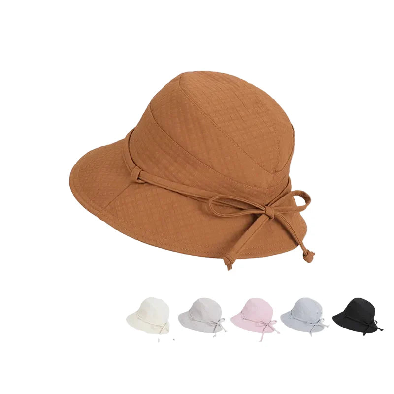 Miami Women Summer Ribbon Bucket Hat