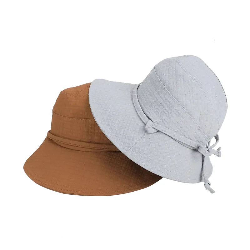 Miami Women Summer Ribbon Bucket Hat
