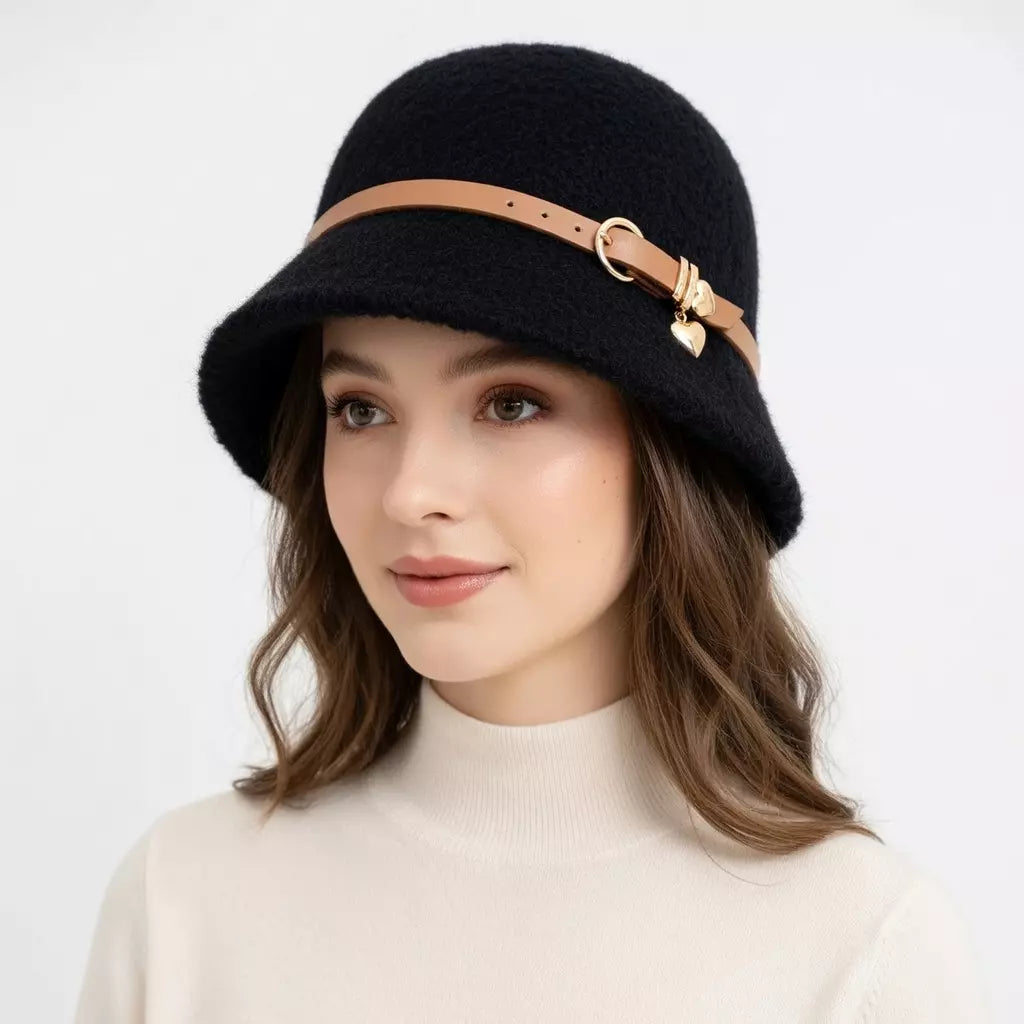 Michelle Women Knitted Adjustable Cloche Hat