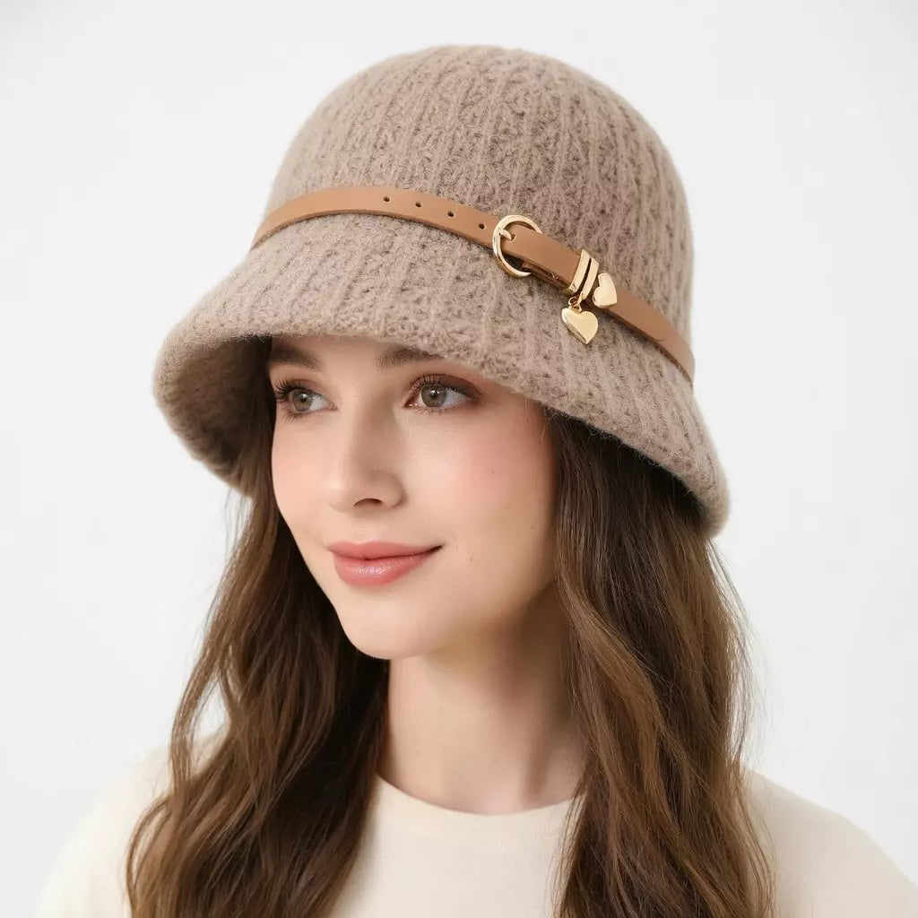 Michelle Women Knitted Adjustable Cloche Hat