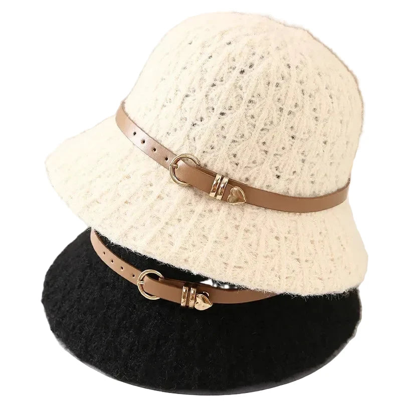 Michelle Women Knitted Adjustable Cloche Hat