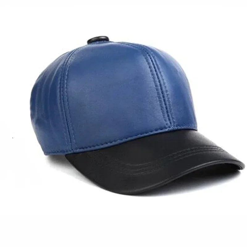 Michigan Genuine Leather Baseball Cap