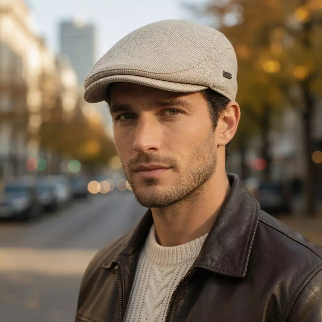 Milano Plain Cotton Flat Cap