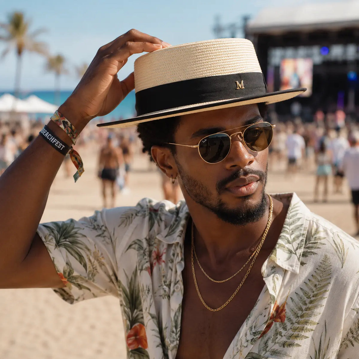 Miller Summer Starw Porkpie Hat