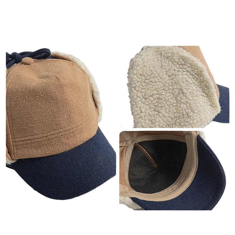 Milwaukee Winter Fur Earflaps Baseball Cap