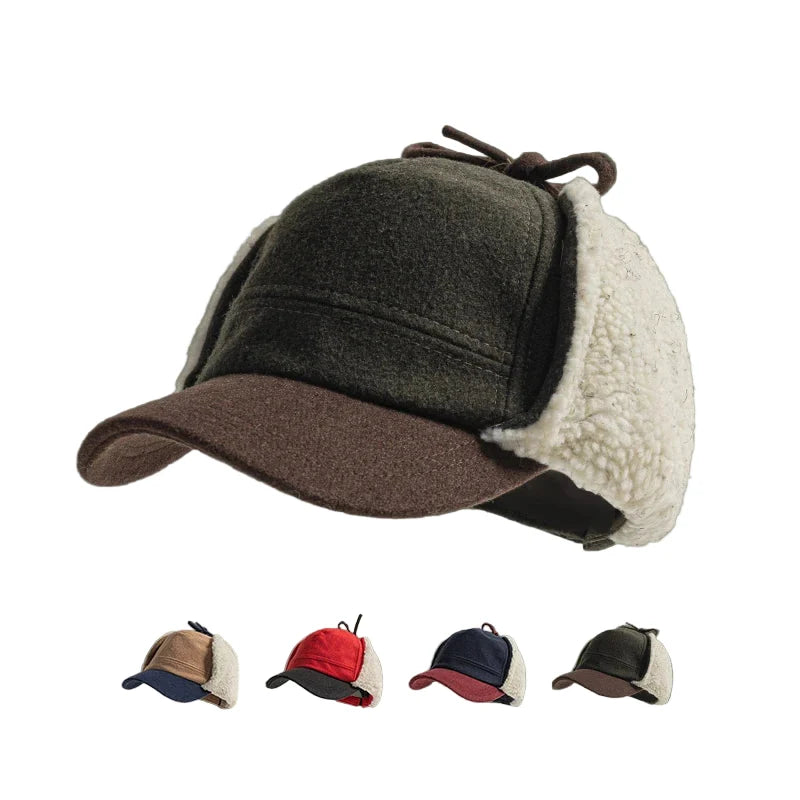 Milwaukee Winter Fur Earflaps Baseball Cap