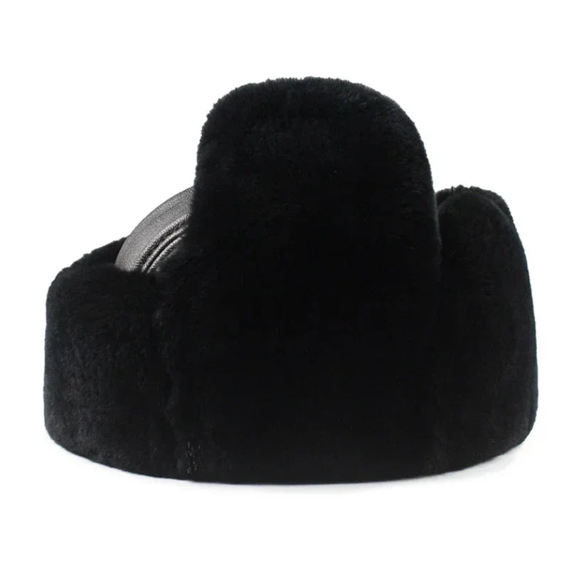Missoula Winter Genuine Leather Ushanka Bomber Hat
