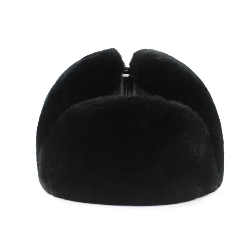 Missoula Winter Genuine Leather Ushanka Bomber Hat