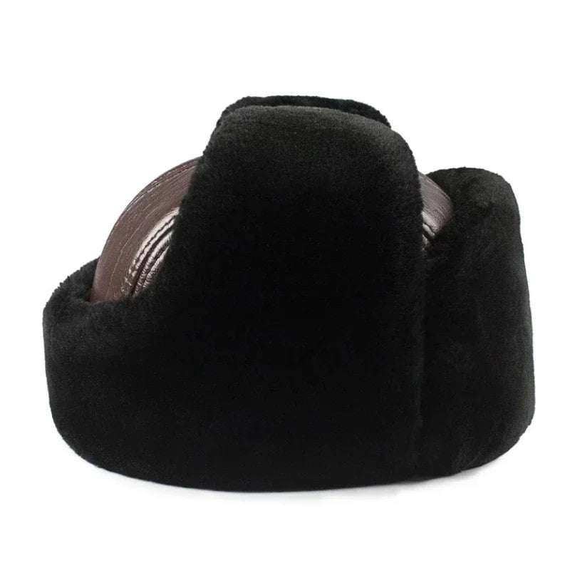 Missoula Winter Genuine Leather Ushanka Bomber Hat