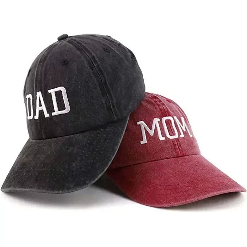 Mom & Dad Washed Cotton Baseball Cap