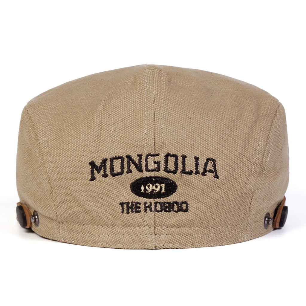 Mongolia 1991 Retro Flat Cap
