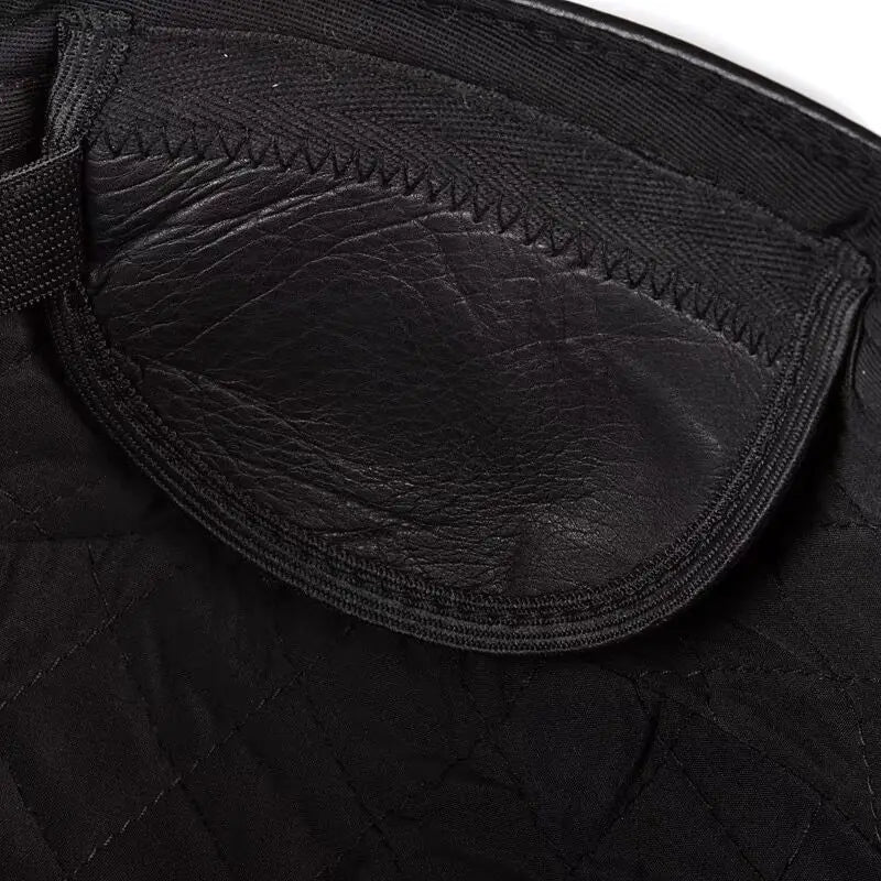 Montagne Genuine Leather Army Cap