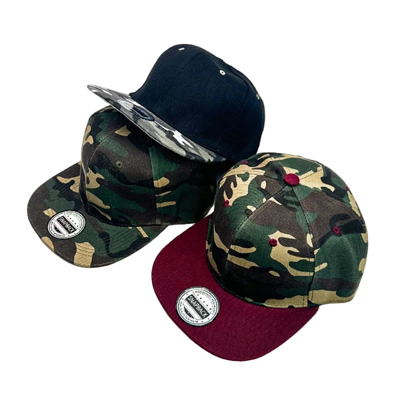 Montana Camouflage Cotton Snapback Cap
